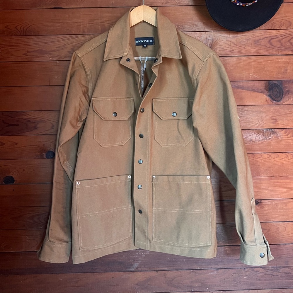Men’s Whiskey Stitchd Canvas Chore Jacket size Medium - Carhartt style